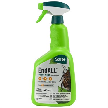 Safer Brand End ALL Insect Killer with Neem Oil - 32oz - Ready-to-Use - Trigger Spray - OMRI Listed