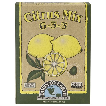 Down To Earth™ Citrus Mix™ 6-3-3 - 5lb - OMRI Listed®